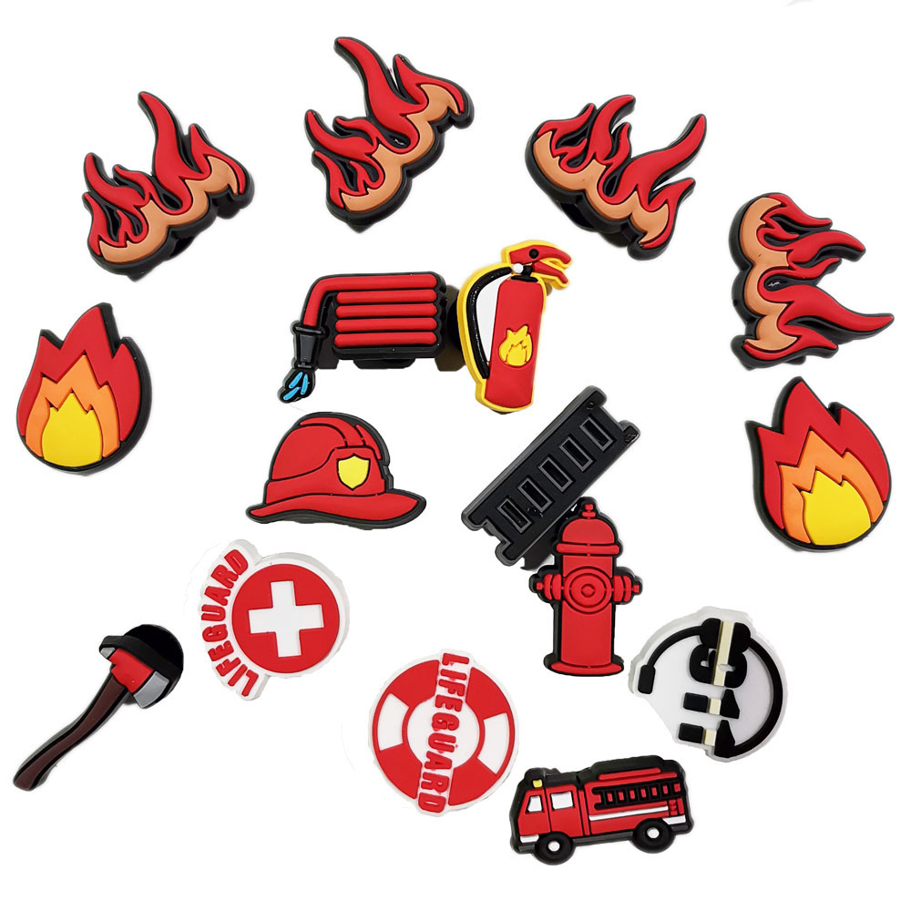 Women'S Accessories For Crocs - Fireman Shoe Charms for Crocs Accessories