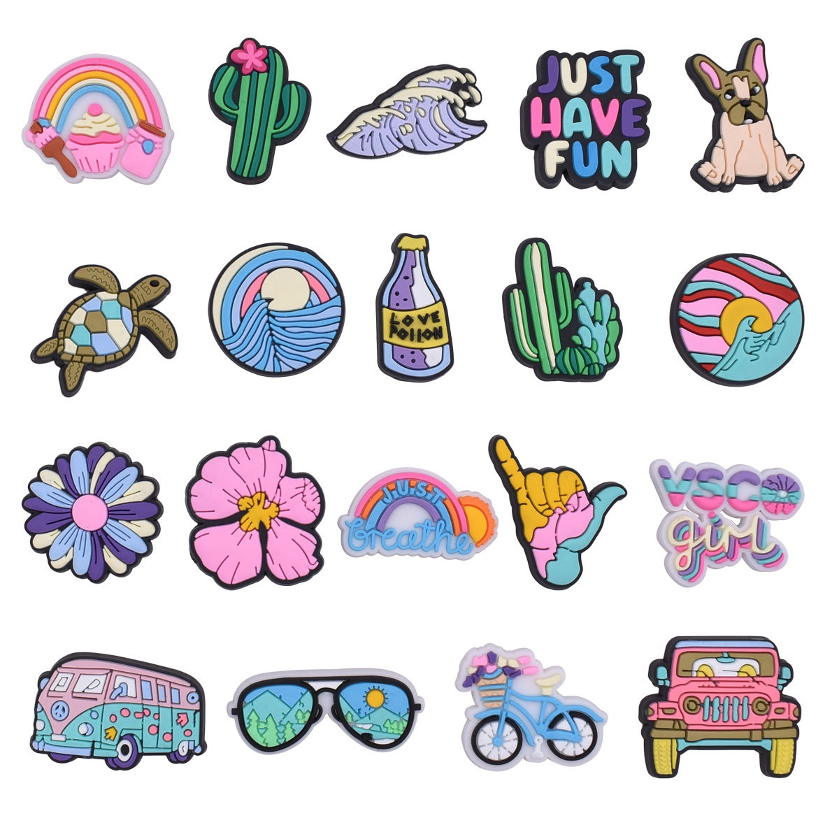 Women'S Accessories For Crocs - Beach Vacation Shoe Charms for Crocs