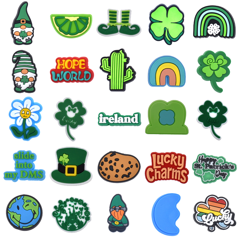 Green Shoe Charms for Crocs Ac - Women'S Accessories For Crocs 评论和价格