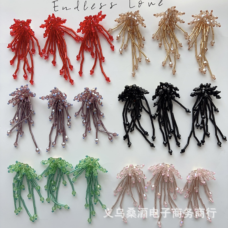 Crystal Tassel Finished Beaded - Women'S Accessories For Crocs 评论和价格
