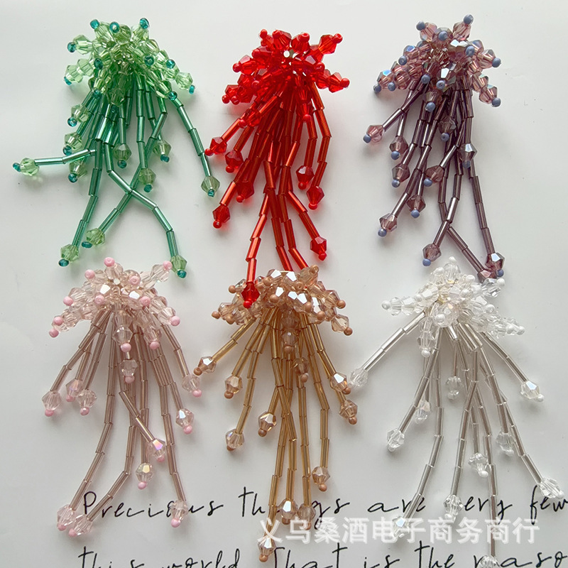 Crystal Tassel Finished Beaded - Women'S Accessories For Crocs 评论和价格