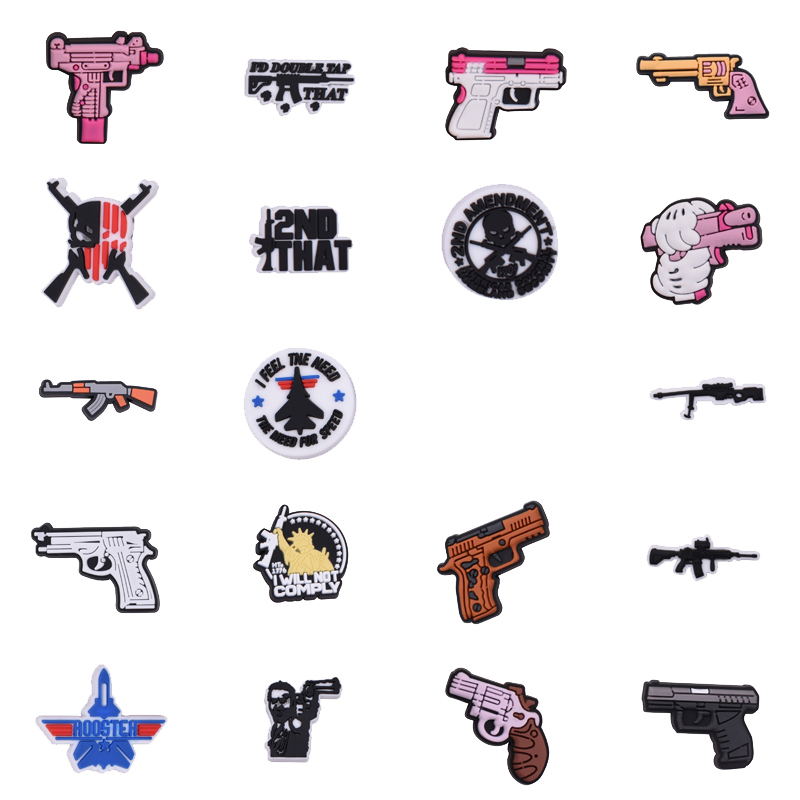 Gun Shoe Charms for Crocs Sand - Women'S Accessories For Crocs 评论和价格