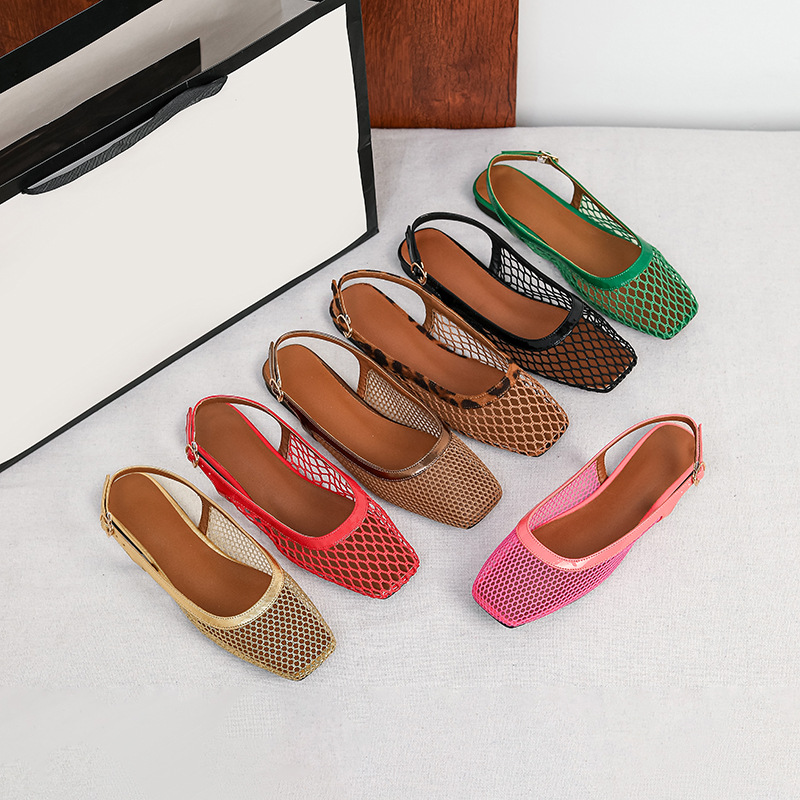 Mesh square head slippers bag  - Women Accessories Bag 评论和价格