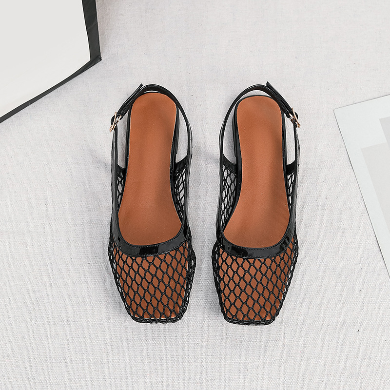 Mesh square head slippers bag  - Women Accessories Bag 评论和价格