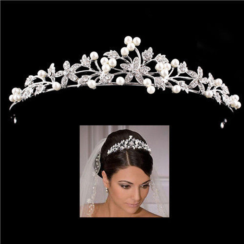Crystal Wedding Bridal Tiara H - Women'S Wedding Accessories 评论和价格
