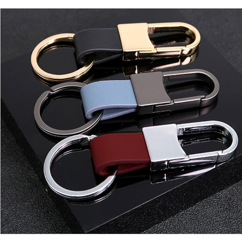 Fashion Leather Keychains Cust - Women Accessories Logo 评论和价格