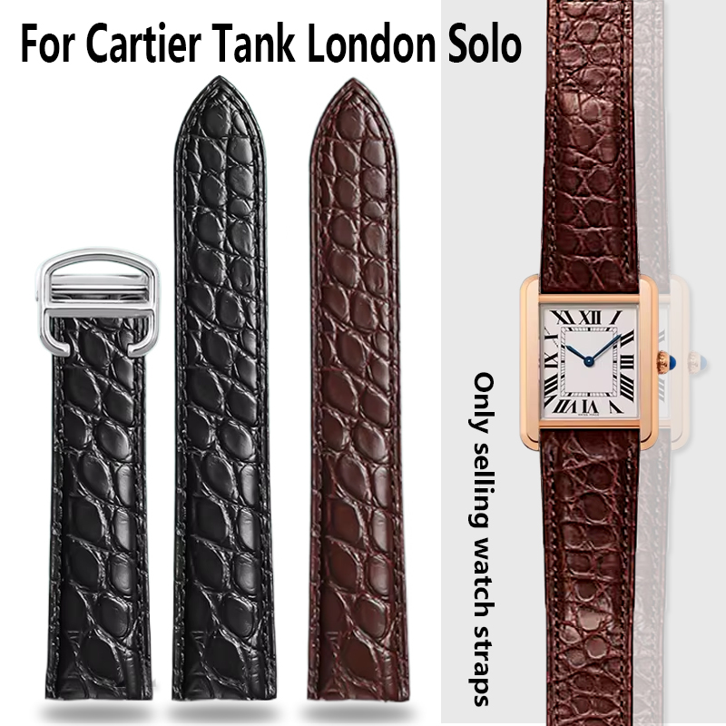 Crocodile Watchband 16 18 20 2 - Women'S Accessories Cartier 评论和价格