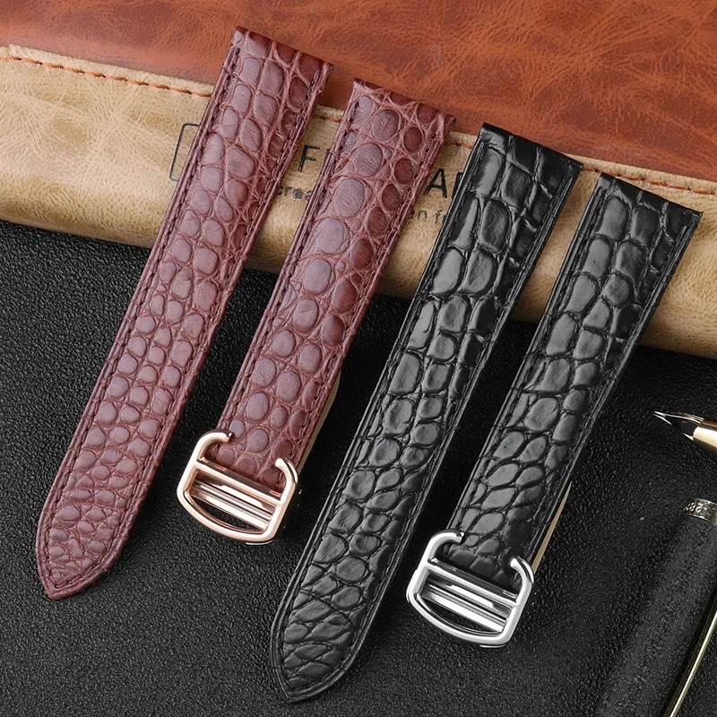 Crocodile Watchband 16 18 20 2 - Women'S Accessories Cartier 评论和价格