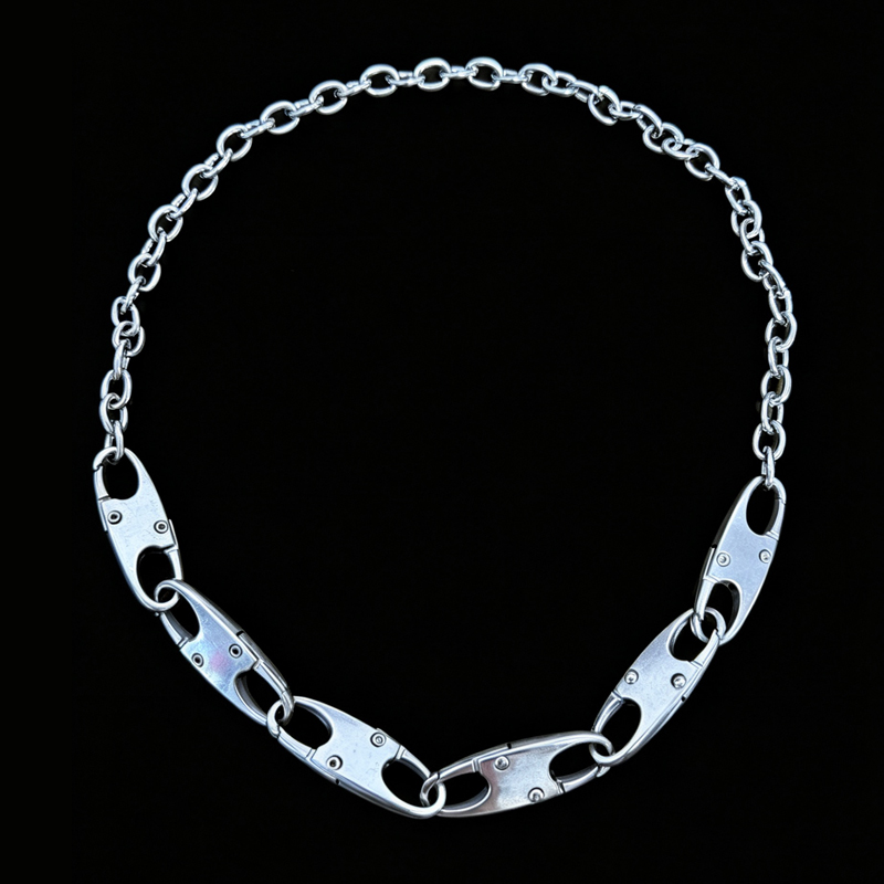 Punk Jewelry Buckle Chain Neck - Women'S Accessories In The 90S 评论和价格