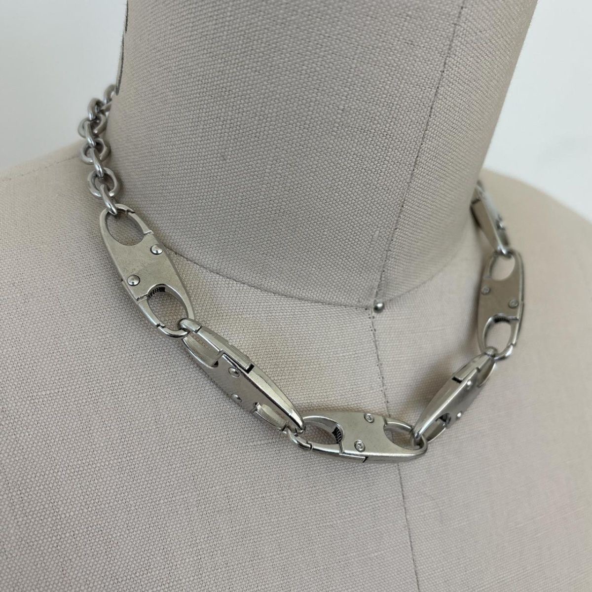 Punk Jewelry Buckle Chain Neck - Women'S Accessories In The 90S 评论和价格