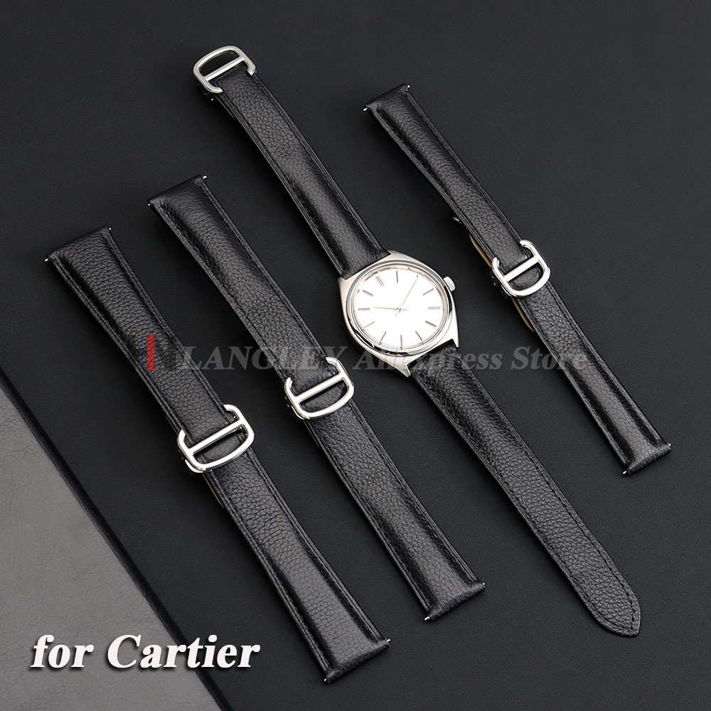 Genuine Leather Watch Strap fo - Women'S Accessories Cartier 评论和价格