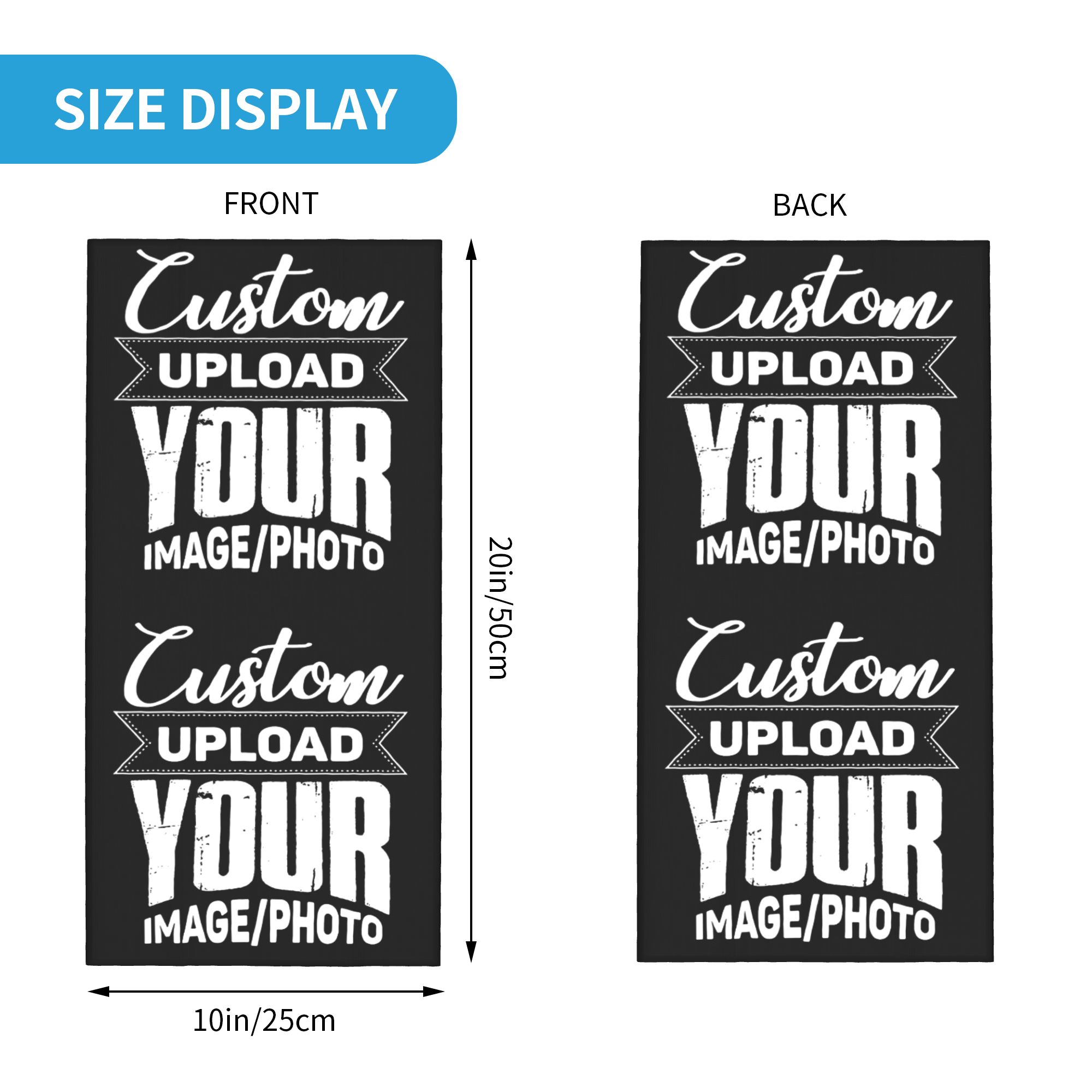 Custom Your Design Here Bandan - Women Accessories Logo 评论和价格