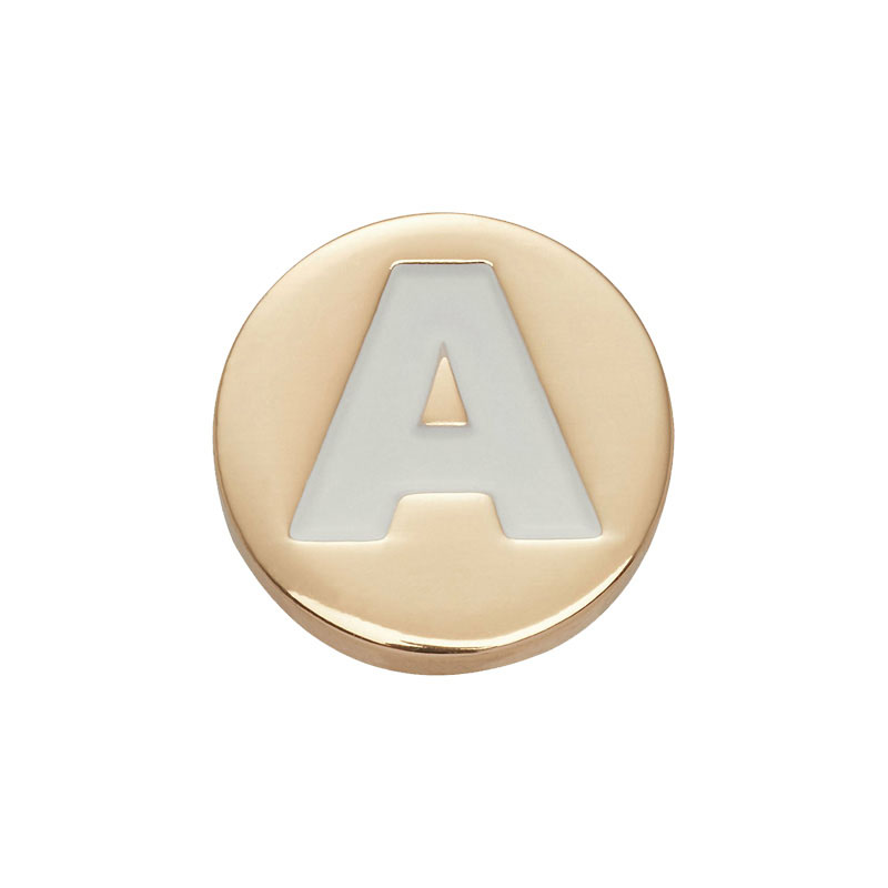 Bling Gold  Letter Shoe Charms - Women'S Accessories For Crocs 评论和价格