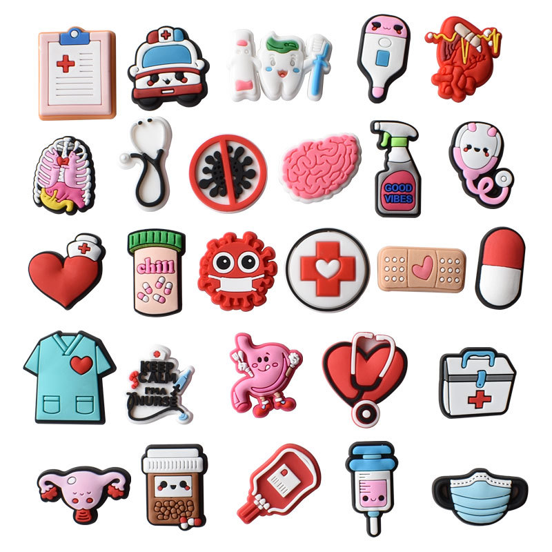 Nursing Shoe Charms for Crocs  - Women'S Accessories For Crocs 评论和价格