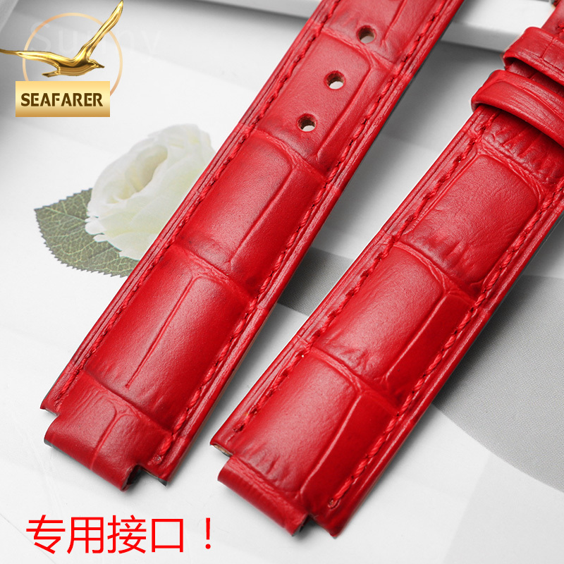 Genuine Leather Watch Strap fo - Women'S Accessories Cartier 评论和价格