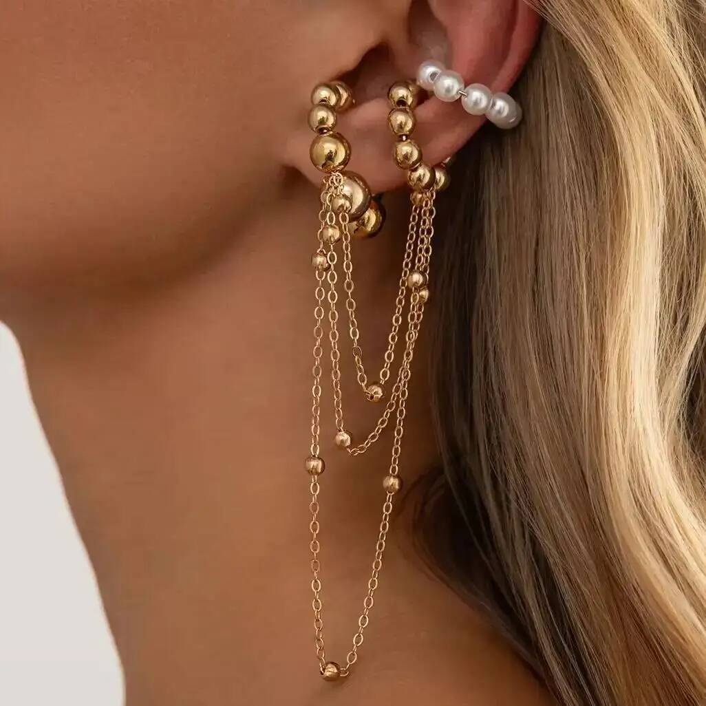 Ingemark Bohemia Imitation Pea - Tassel Earrings Boho 评论和价格