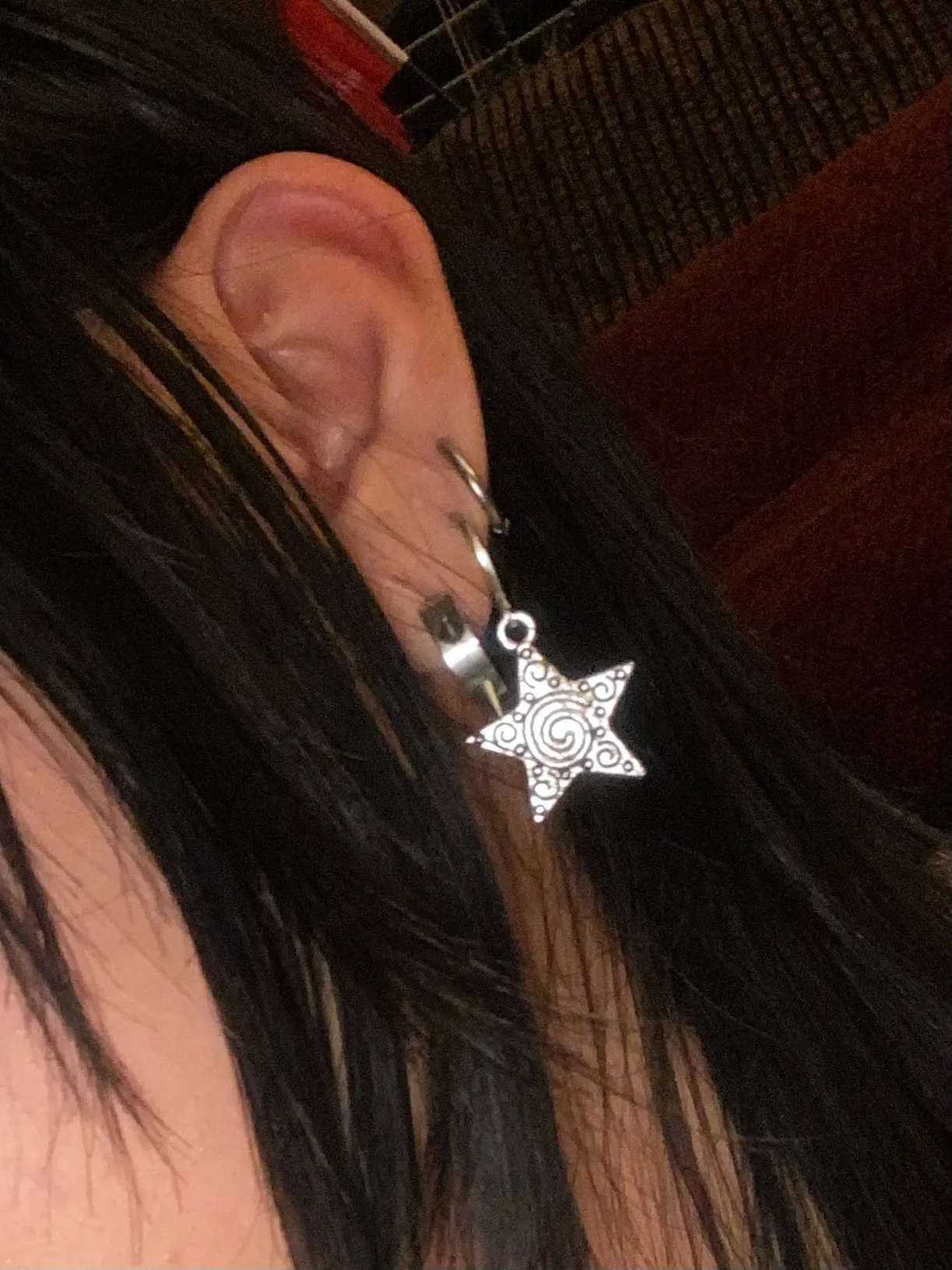 Vintage Goth Silver Color Spir - Women'S Accessories In The 90S 评论和价格