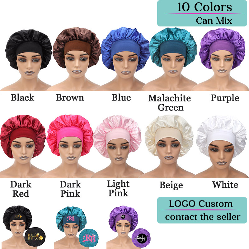 Comfy Satin Hair Bonnet 3 Pack - Women Accessories Logo 评论和价格