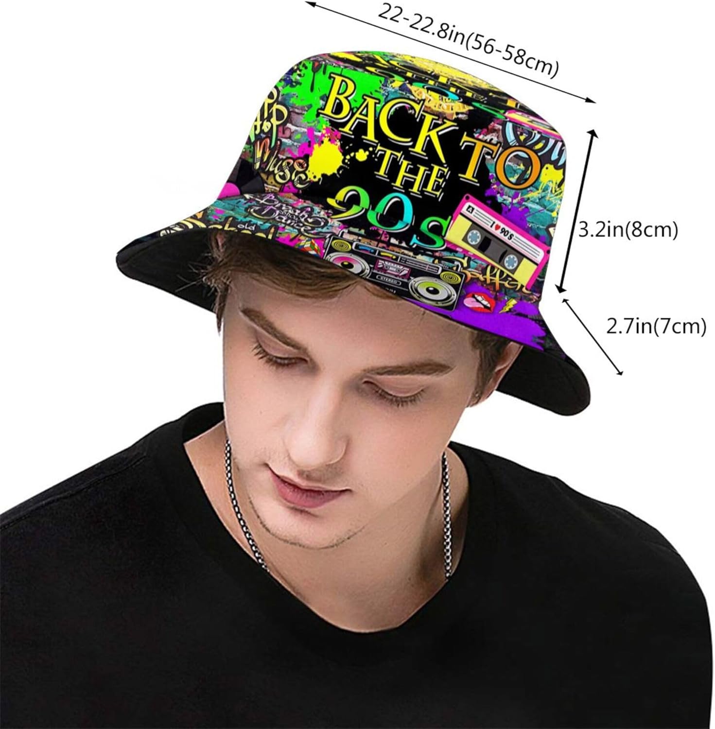 Fashion Retro 80S 90S Bucket F - Women'S Accessories In The 90S 评论和价格