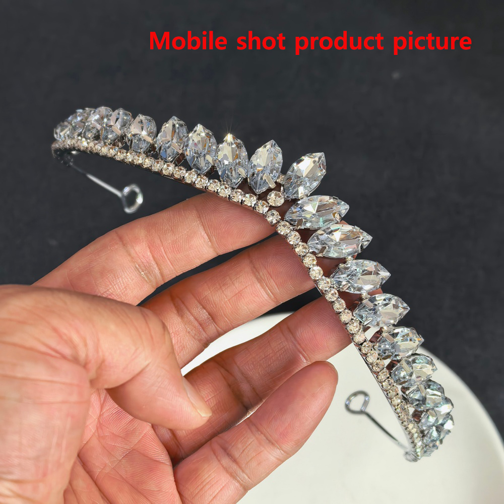 Minimalist Crystal Wedding Hai - Women'S Wedding Accessories 评论和价格