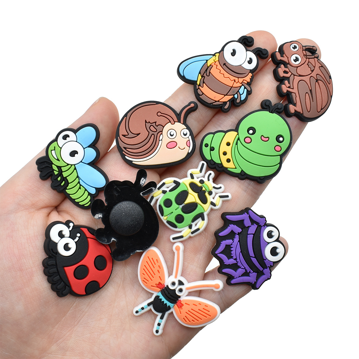 Cute Insect Shoe Charms for Cr - Women'S Accessories For Crocs 评论和价格