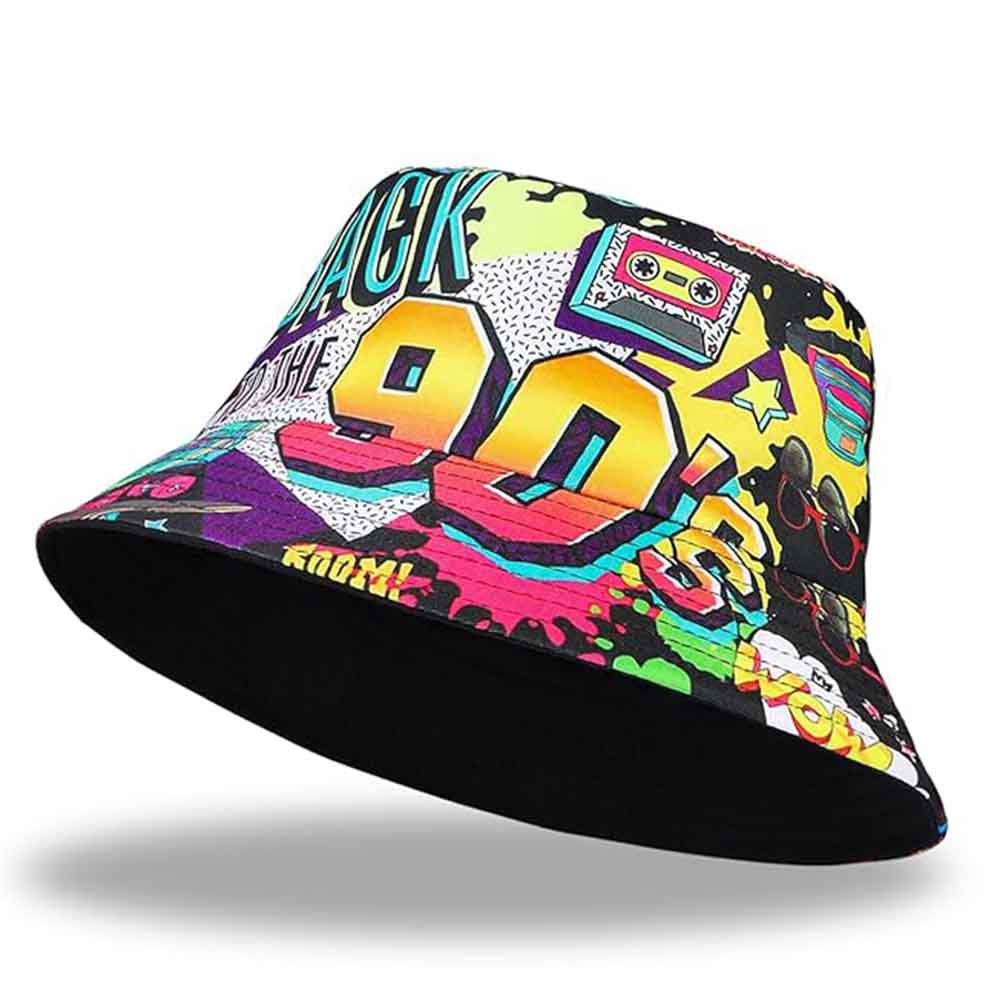 Retro 80 90s vintage Bucket Ha - Women'S Accessories In The 90S 评论和价格