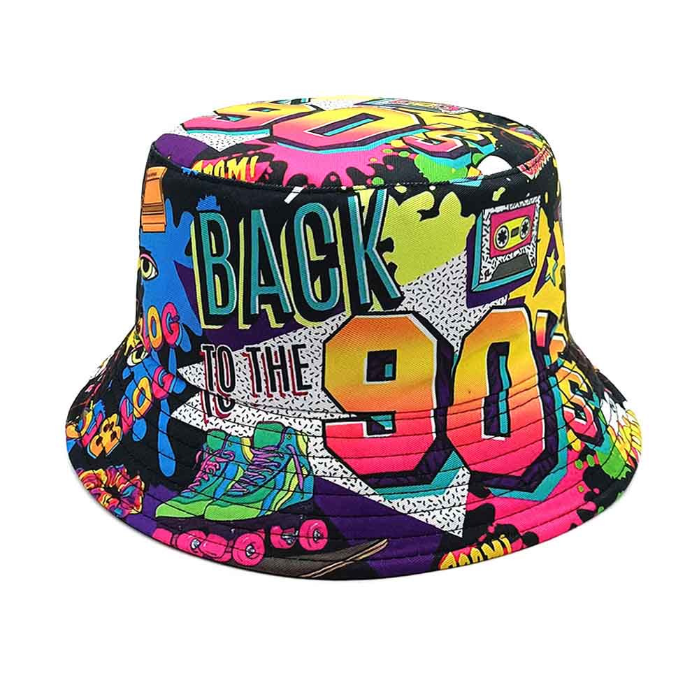 Retro 80 90s vintage Bucket Ha - Women'S Accessories In The 90S 评论和价格
