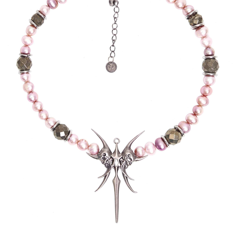 Y2K Jewelry Skull Cross Pendan - Women'S Accessories In The 90S 评论和价格