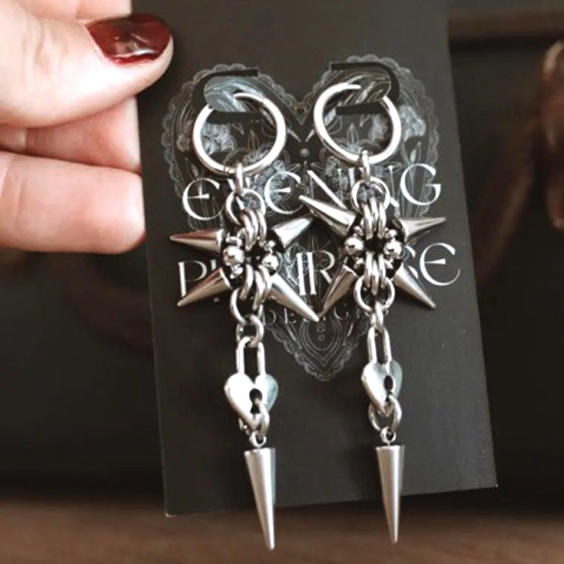 Punk Fashion Stainless Steel C - Women'S Accessories In The 90S 评论和价格