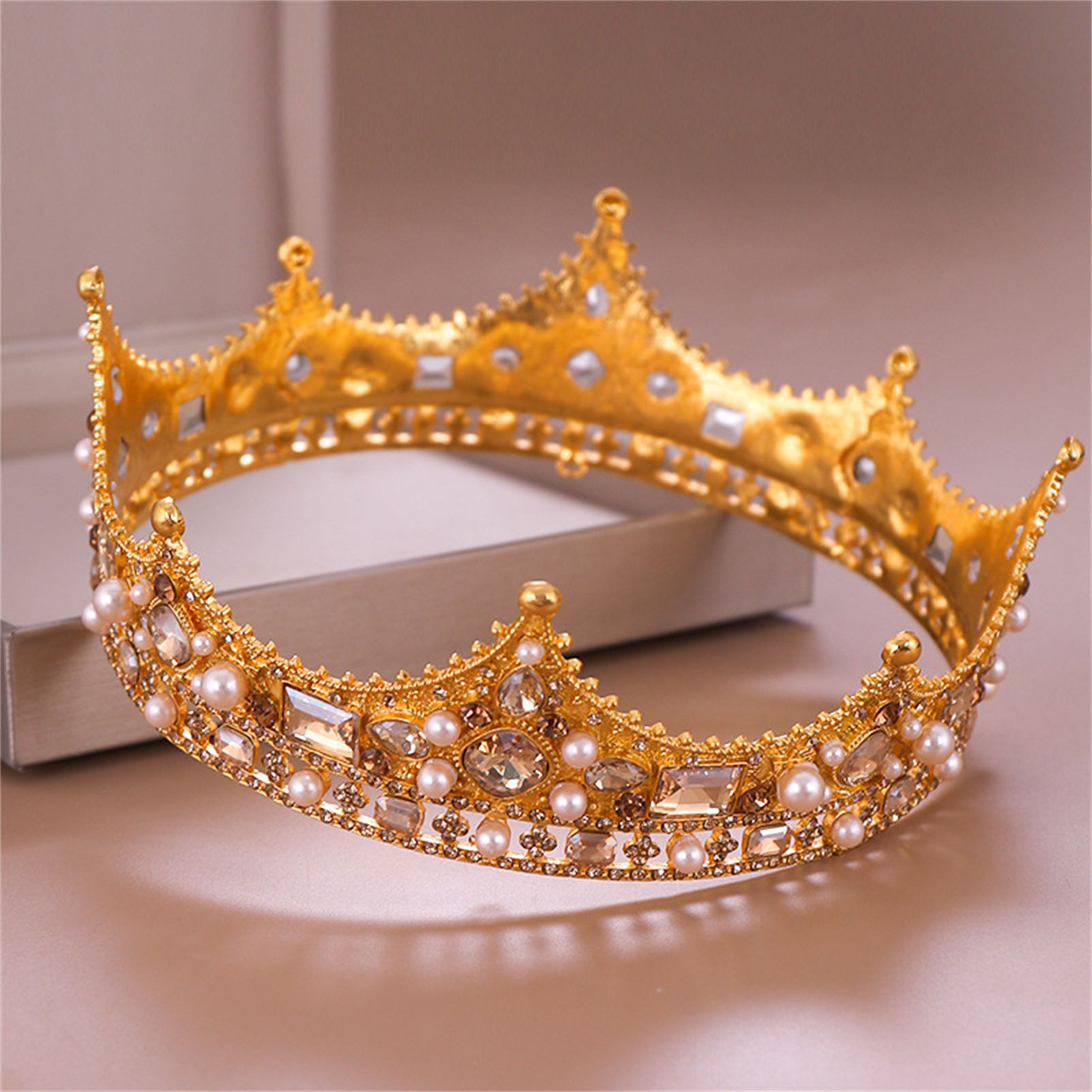 Bridal Crown Rhinestone Tiara  - Women'S Wedding Accessories 评论和价格
