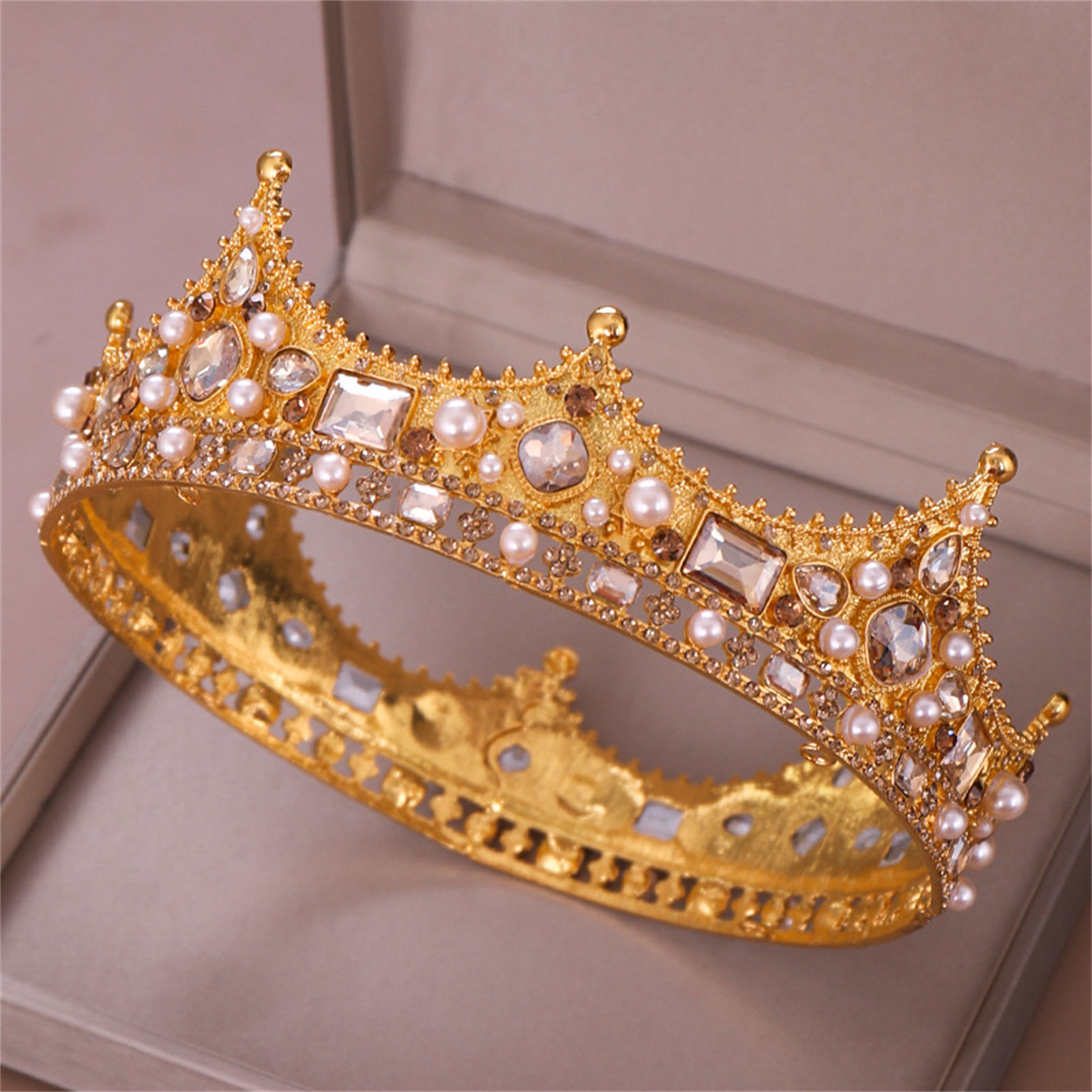 Bridal Crown Rhinestone Tiara  - Women'S Wedding Accessories 评论和价格