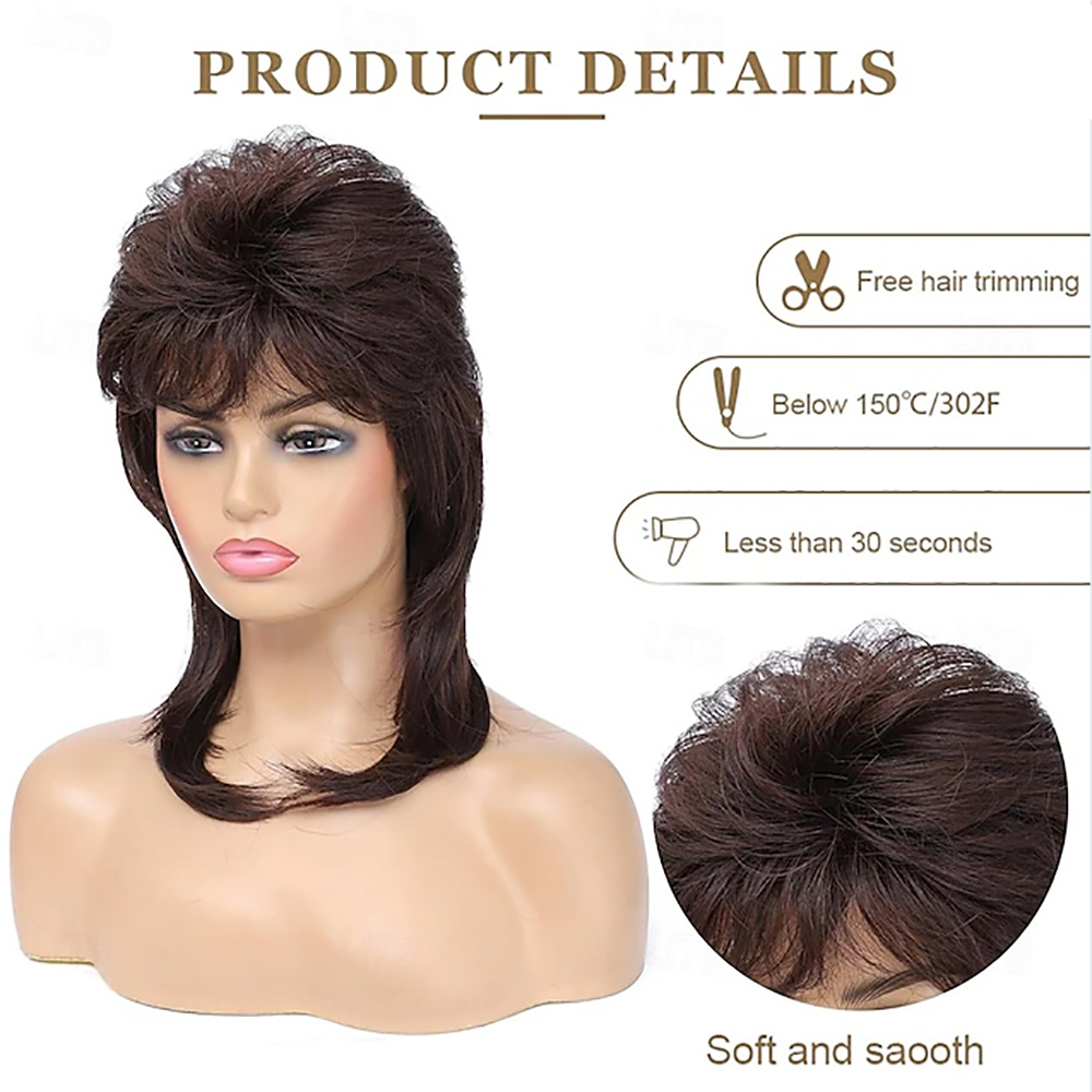 HAIRJOY Synthetic Hair Mullet  - Women'S Accessories In The 90S 评论和价格