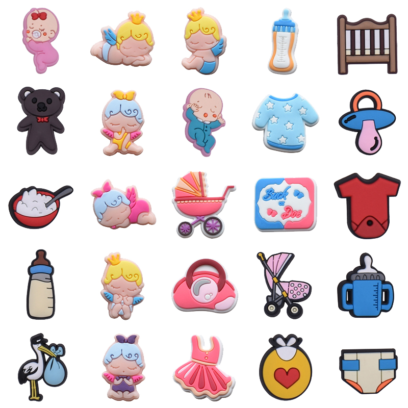 Newborn Shoe Charms for Crocs  - Women'S Accessories For Crocs 评论和价格